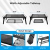 Msnaile Outdoor Camping Table, Sturdy Camping Side Tables with Floating