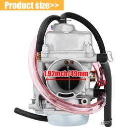 QAZAKY Carburetor Compatible with Arctic Cat ATV 250 300 Red Green 2x4 4x4 2001 2002 2003 2004 2005 0470-427 0470-448 Carb 0470427 0470448