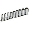 Koken RS3305XA/9 3/8 (9.5mm) SQ. 12-Angle Semi-Deep Socket Rail Set,