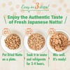 YAMASAN KYOTO UJI Japanese Natto Fermented Soybean 3 Set, Freeze-Dried