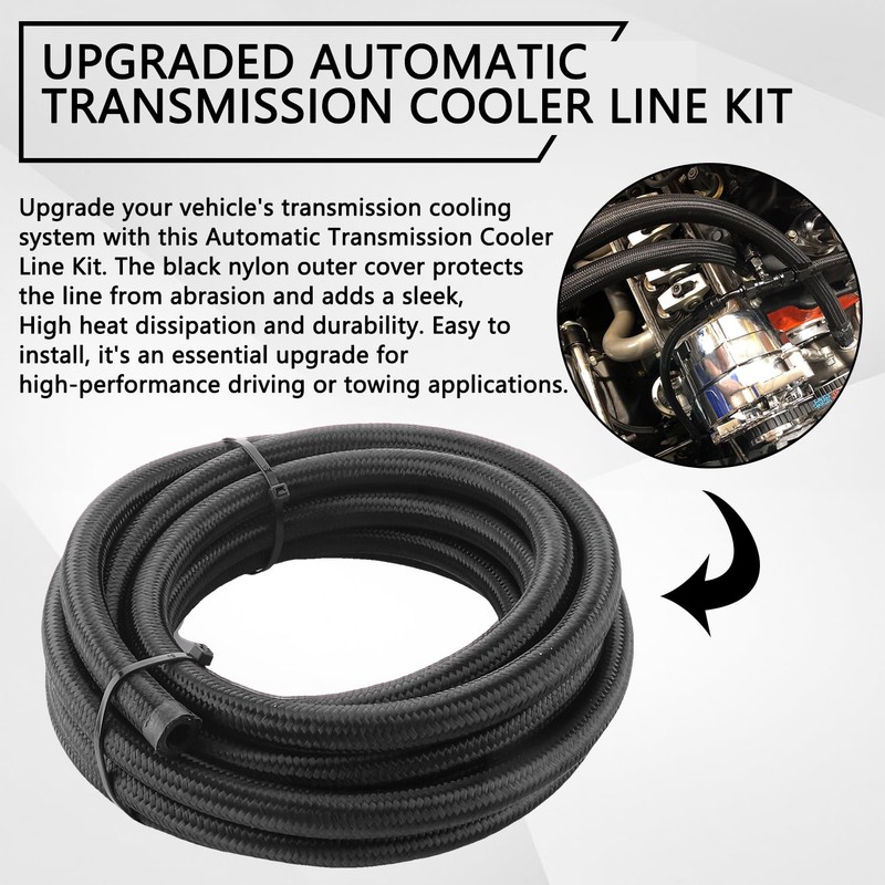 6AN Automatic Transmission Cooler Kit Compatible with 4L60E 4L65E -