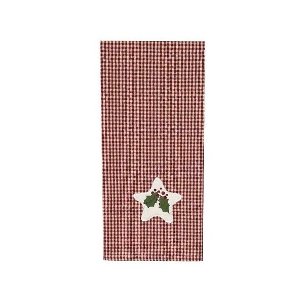 Home Collection by Raghu Star with Holly Gingham Towel, 18