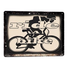 RIDE A BICYCLE metal SIGN vintage style educational healthy wall decor art 707