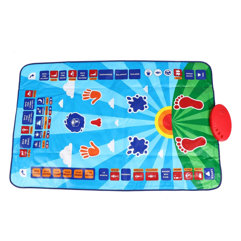 7 Languages Educational Prayer Mat Electronic Interactive Prayer Rug Mat