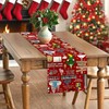 Funny Christmas Table Runner Happy Xmas Kitchen Dining Table Centerpiece