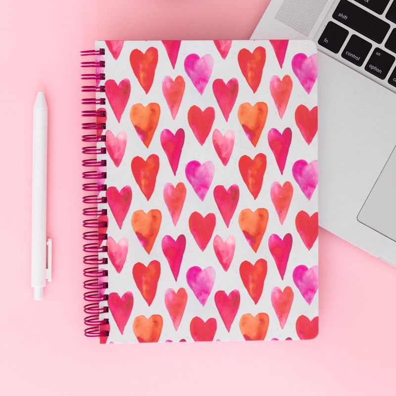 Steel Mill & Co Cute Mini Spiral Notebook, 8.25" x
