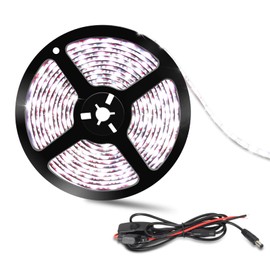 OPL5 RV Led Awning Party Light, 16.4FT/5M Strip RV Camper LED Awning Strip Light White Waterproof RV Exterior Awning Strip Lights for Party Camper Motorhome Travel Trailer DC 12V (White)