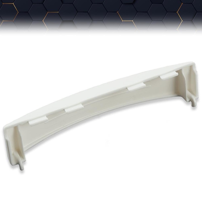 PIT66 White Solid Door Handle, Compatible with GE Dryer WE01X30378