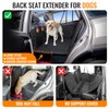 MAXFUT Dog Back Seat Extender,Backseat Pet Cover for Dogs,Rear Dog