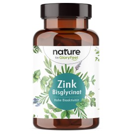 Zinc Tablets 25mg – 400 Tablets Zinc Bisglycinate (zinc chelate) – Highest Bioavailability 25mg Elementary Zinc from Pure Zinc Bisglycinate – Laboratory-tested Manufacturing in Germany