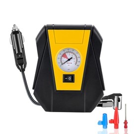 Tire Inflator Portable Air Compressor -180PSI Cordless Air Pump, Suitable for Car, Motorcycle, Bicycle, Ball, and Carries LED Light