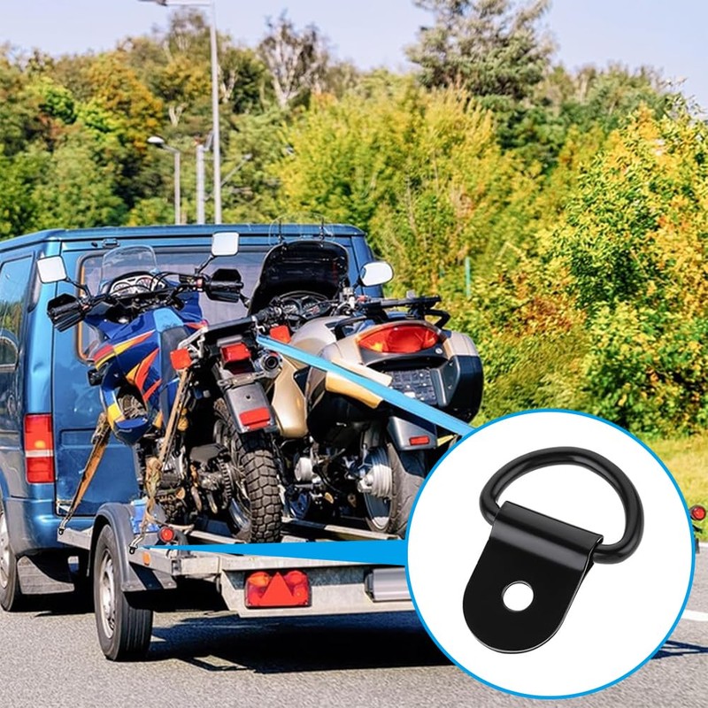 Tie Down Rings Motorcycle Cargo Hook Utility Hook 20-piece Set