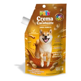 Crema De Cacahuate Para Perros Snack Saludable Con Omega 3-6