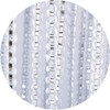 String curtain with pull-through bars, lurex-look curtain, elegant and stylish