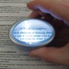 LED Lighted Oval Dome Magnifier - 6.5X