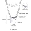 Suplight Women's Necklace Jewellery DIY Letters A - Z Charms