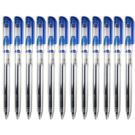 dong-a My Gel Ink Pen 0.5mm Rollerball Pen - Blue 12 PCS (1 Dozen)