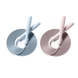 Jump Ropes Kids, Adjustable Children Jump Rope with ABS Handles and PVC Rope for Child Student Toddler (Pink+Blue)