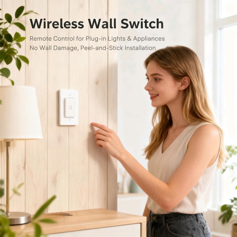 Remote Control Outlet: Wireless On Off Outlet Switch — Lamps
