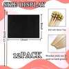 WEITBF 12Pcs 8×12 Inch Solid Black Flags Small Blank Sublimation