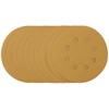 Draper 59856 Gold Sanding Discs with Hook & Loop, 125mm,