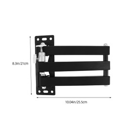 Gadpiparty Adjustable Projector Wall Mount Bracket Multi-Function Stand for Bedside and Wall Installation Space-Saving Design for Projectors and Screens