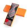 Ties Set Men Mixed Color Necktie Handkerchief Cufflinks Brooch 3.15
