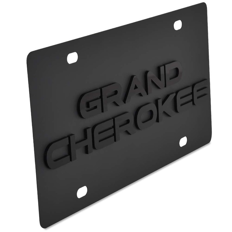 Jeep Grand Cherokee - Placa de matrícula de acero al