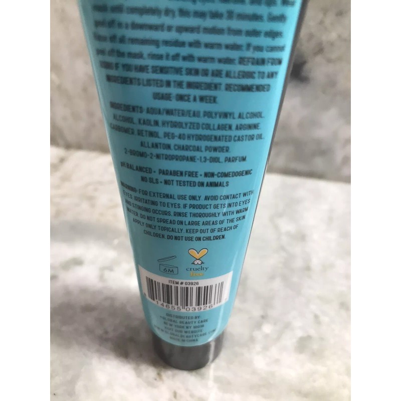 The Nobleman Charcoal Infused Peel Off Black Mask 2oz/60ml-Power