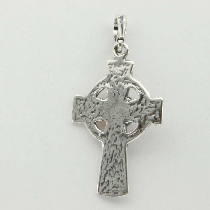 Amber America Cognac / Brown BALTIC AMBER Celtic Cross Pendant