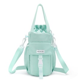 BAVELOE Water Bottle Carrier with Strap and Phone Pocket