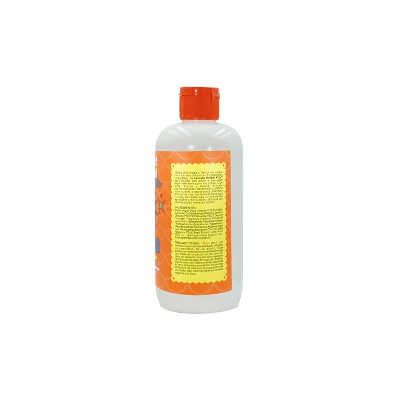Shampoo Línea Rizos Kids Secreto Herbal Chía, Ricino y Karité
