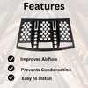 Felt Lap Vents (Pack of 12) Loft Vents for Condensation