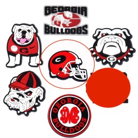 Unbranded UGA University of Georgia Bulldogs GO DAWGS Team Shoe Clog Charms (YOU PICK) - #4