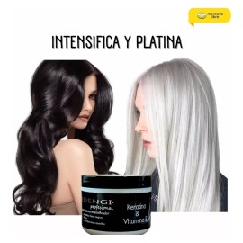 Edengi Keratina Y Vitamina E Tratamiento Intensificador Tono Negro