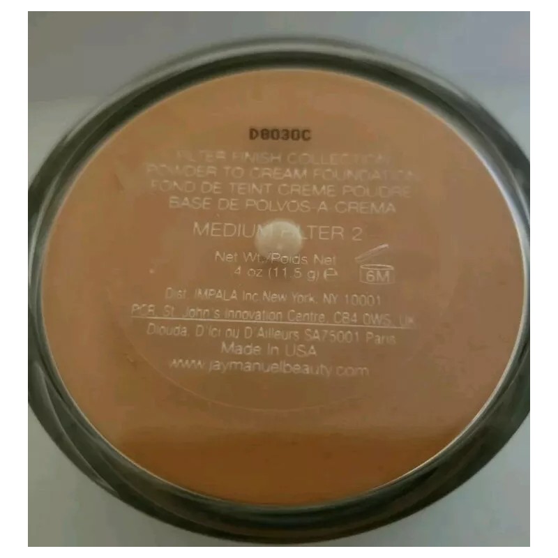 Jay Manuel Beauty Powder to Cream Foundation⚘Med