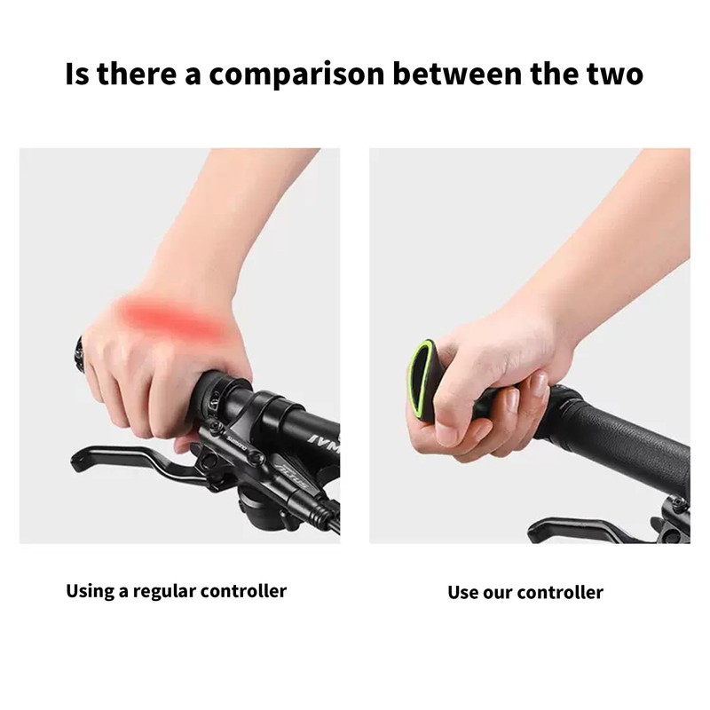 1 Pair Handlebar End Grips Bicycle Handlebar End Grips, Ergonomic