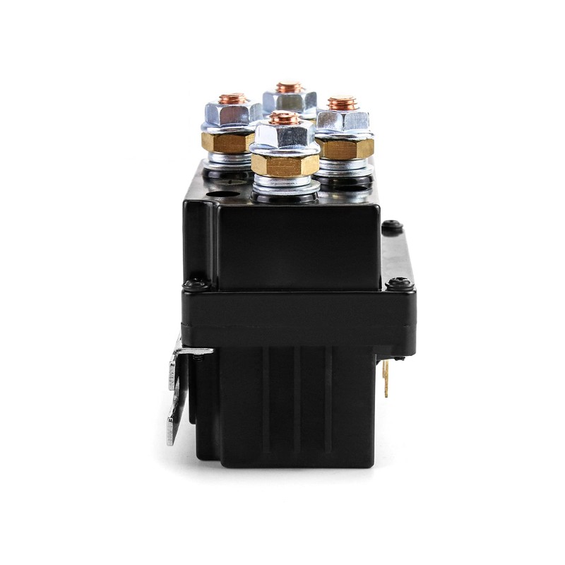 QWORK Solenoid Relay, 2 Pack 12V 500A Winch Relay Solenoid