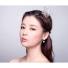 [morningplace] Crown Tiara Hair Accessory Wedding Birthday Gift (Silver.)