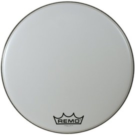 Remo Powermax Ultra White Crimplock Bass Drumhead, 24"