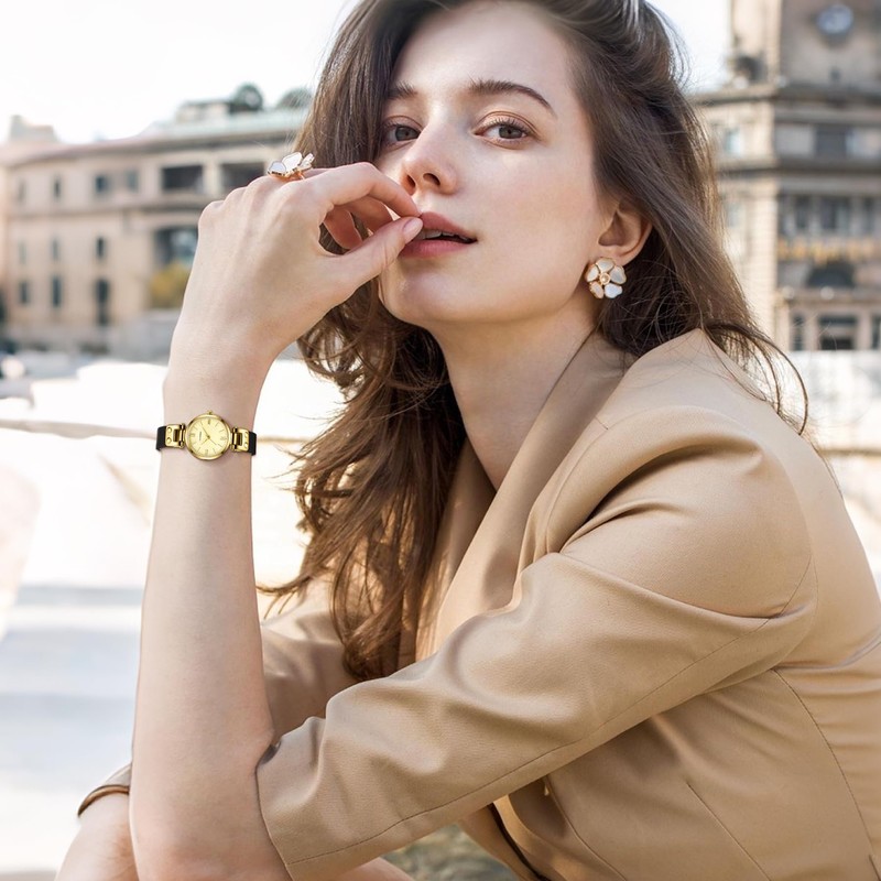 NN BEN NEVIS Watches for Women Elegant Classic Small Gold