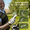 Golf Iron Head Covers Numbers Synthetic Leather Headcover Deluxe Value