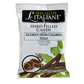 Serra Hard Filled Candy with Licorice from Calabria, 3.52 Ounce (Pack of 12)