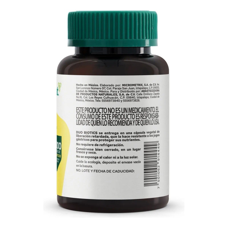 Suplemento Probióticos Duo Biotics (30 Caps) - Pronat