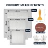 EXOPATCH Aluminum 12 PCS Drywall Repair Kit - Wall Patch