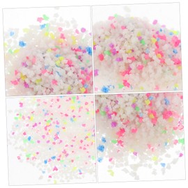 Mipcase 3pcs DIY Luminous Sand of Bright Glow Dark Powder for Creative Crafts Safe Non Toxic Pigment Particles for Decorative Bottles Potted Landscapes and Sand Art