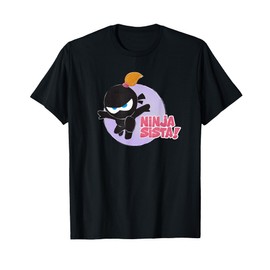 Ninja Sista Birthday Gift Ideas for Ninja Sister Cute Girls T-Shirt