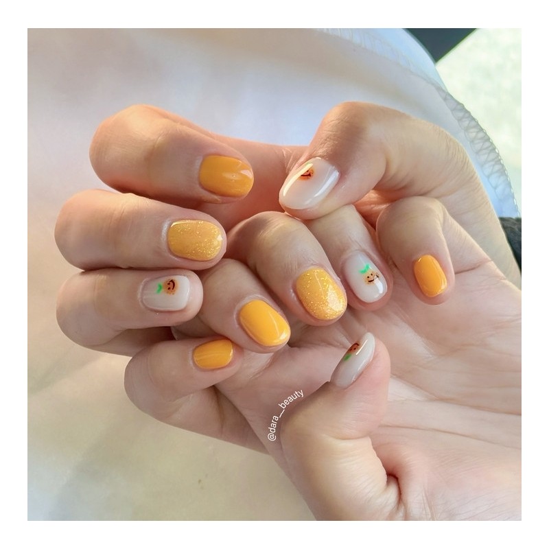 Dara Beauty May 2025 Art of the MonthTangerine Nail❣ -