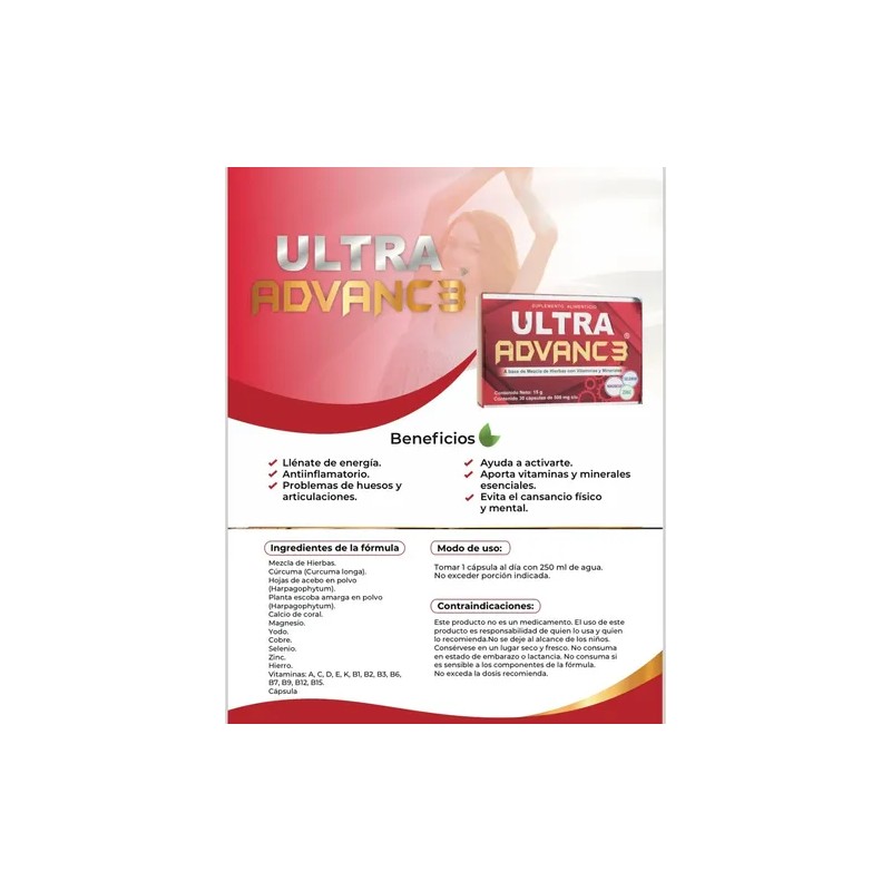 Suplemento en cápsulas Auraterra D Magnesio x 500mg