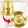 SPARES2GO Cooker Hose Blanking Plug 1/2" BS669 Standard Brass Bayonet
